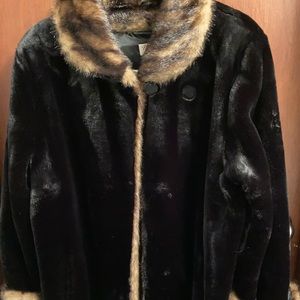 Fancy faux fur winter coat.